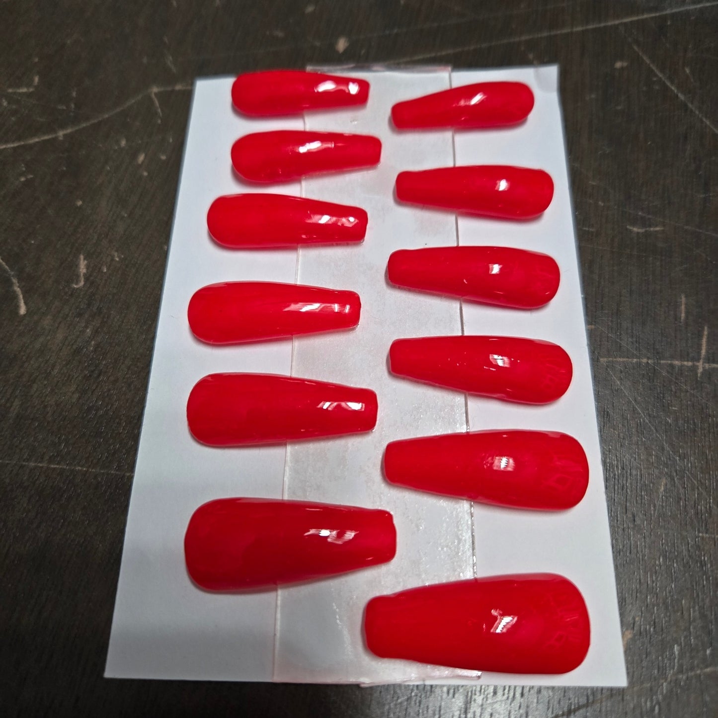 Press-On Nails-Solid Red-by I Dream of Polish